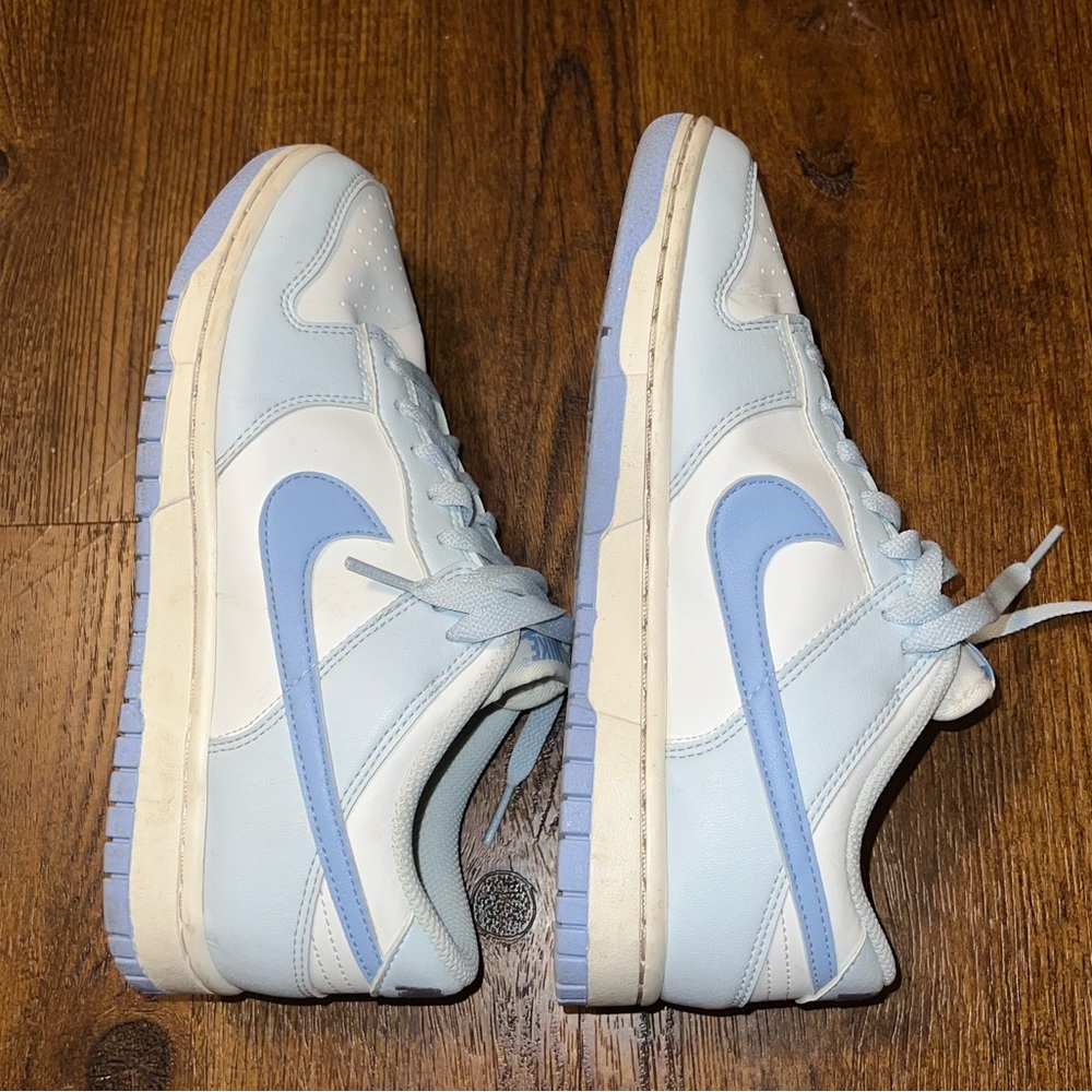 Nike Low Dunk Next Nature Blue Tint 90s Style Lace Up Active Sneakers Size 8 - Picture 7 of 12